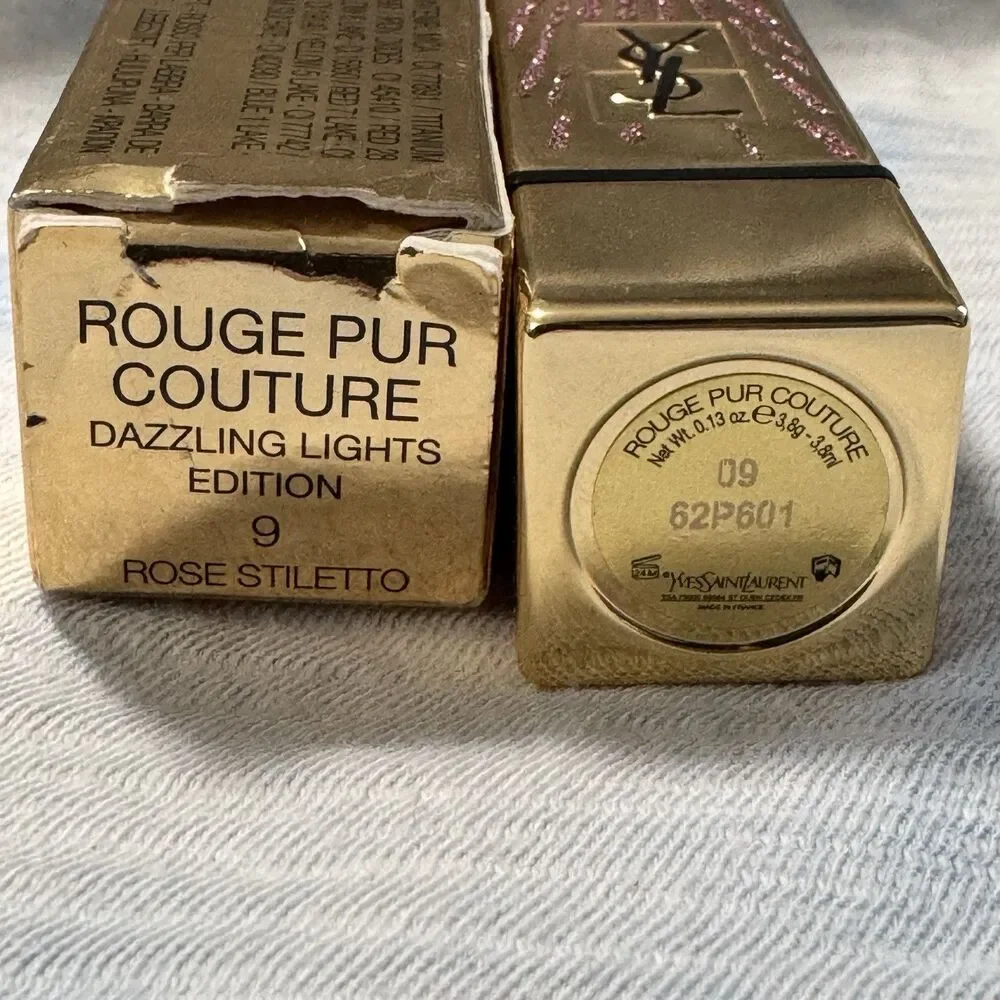 Yves Saint Laurent Rouge Pur Couture Lipstick - Rose Stiletto 9 - NIB